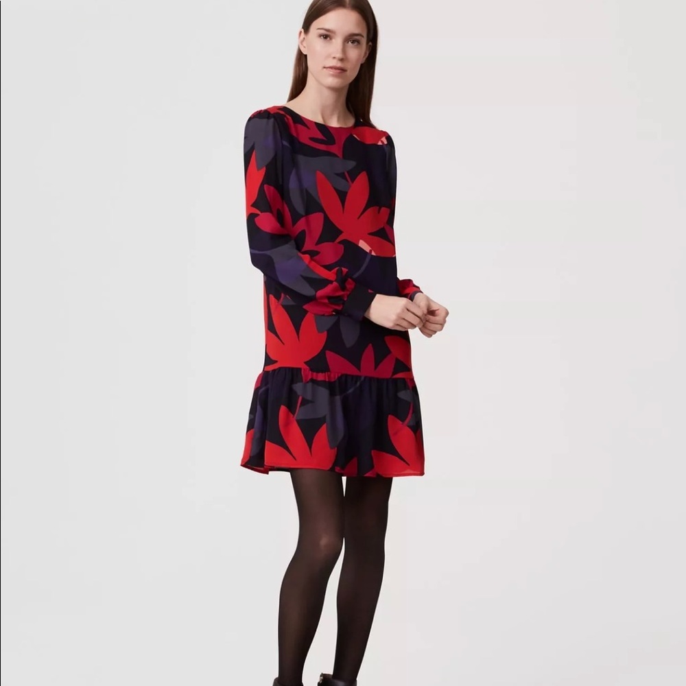 Ann Taylor Loft Petite Floral Dress